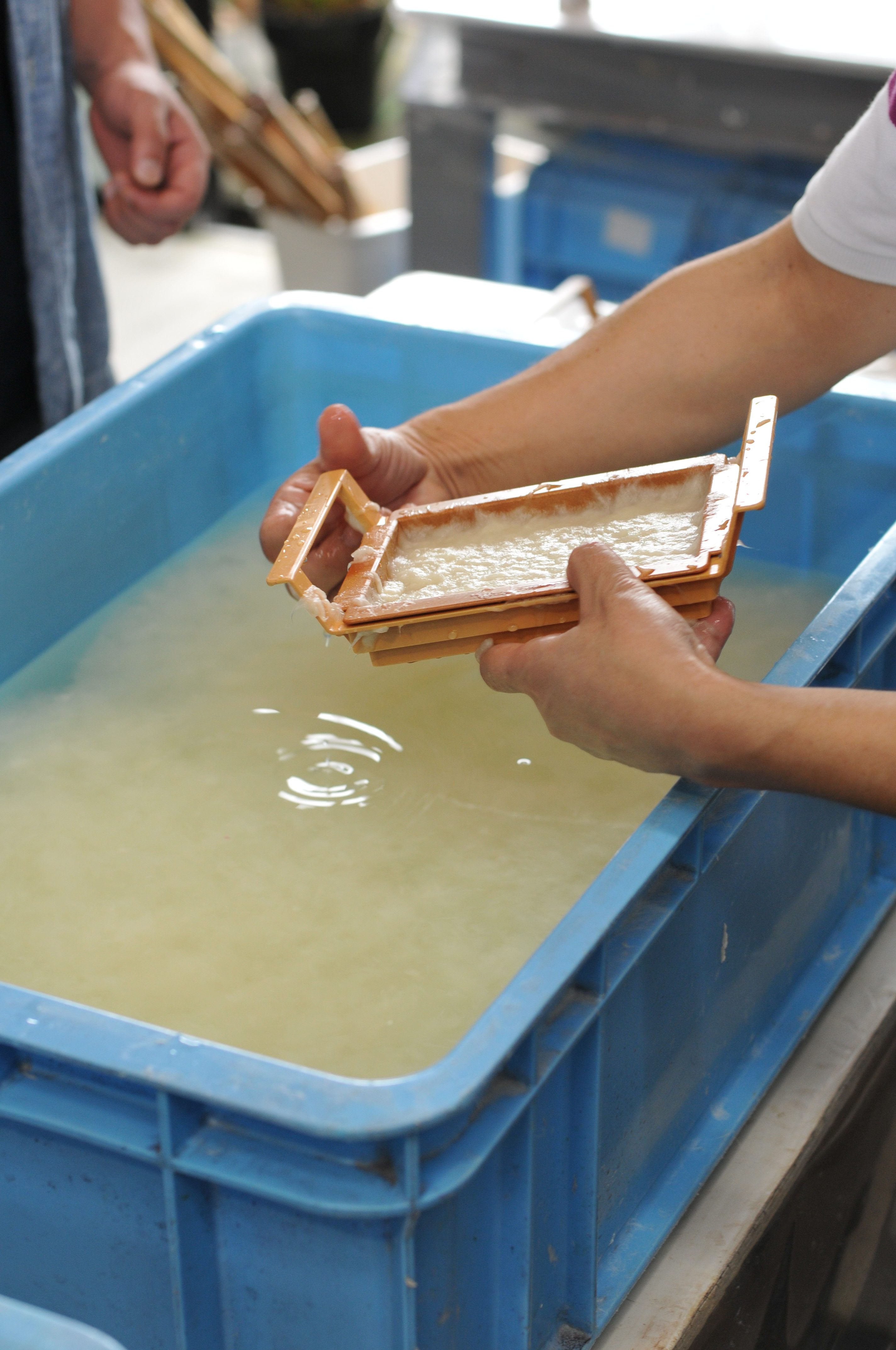 阿波和紙手漉き体験